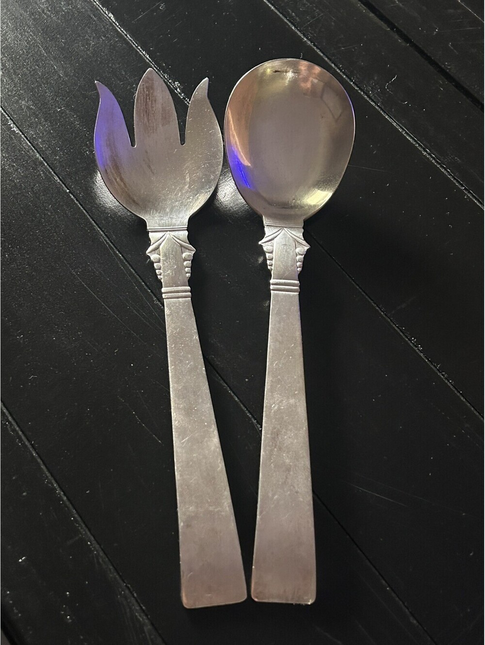 Vintage Masterpiece Silver Plated Serveing Set Fork&Spoon F.B. Rogers Japan 60’s